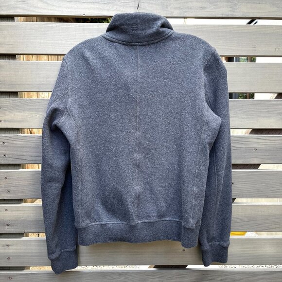 Marine Layer Dark Gray Asymmetrical Full Zipper Jacket, Soft and Warm, Small - Picture 3 of 6